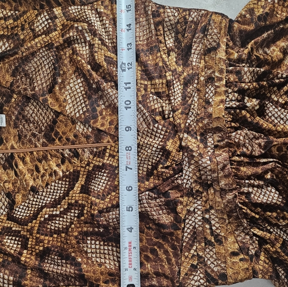 Altuzarra Snake Pattern Long Sleeve Dress Size 8 - Picture 7 of 10